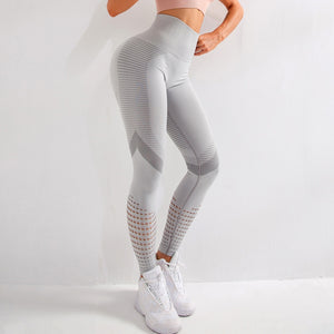 FITTOO Gym Seamless High Waist Leggings Tights Women Workout Breathable Fitness Clothing Female Stretchy Training Pants