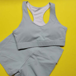 2pcs Seamless Yoga Sets Women XS-S High Waisted Shorts Sexy Sports Bra Gym Fitness Suit Womens Fitness Clothing Outdoor Clothes