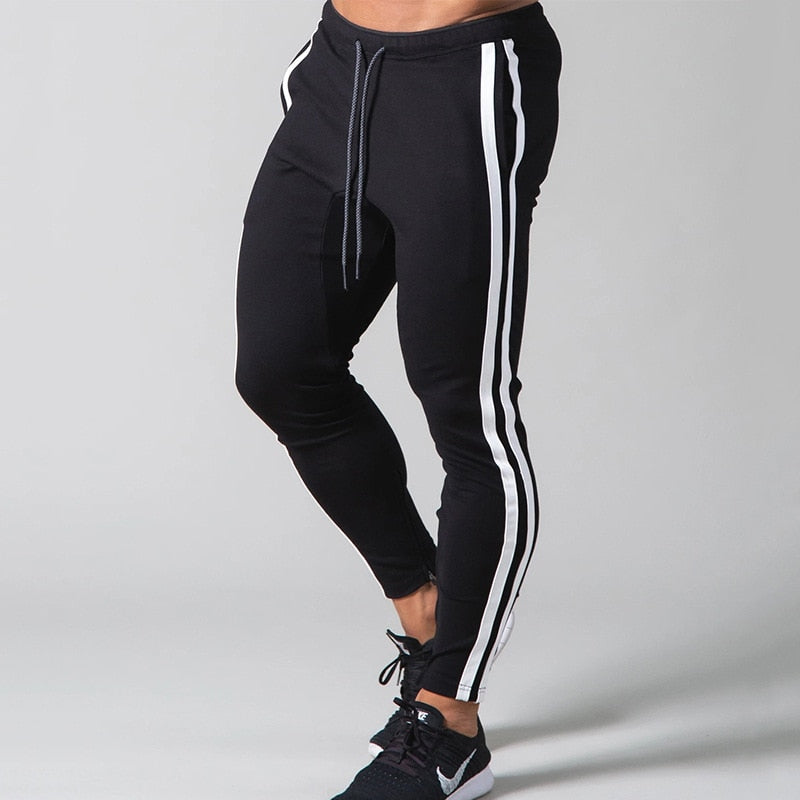 Streetwear Joggers Men Pants Gym Fitness Clothing Elastic Waist Breathable Tracksuit Trousers Bottoms Leggings Sports Sweatpants