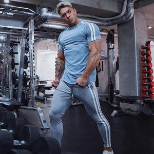Streetwear Joggers Men Pants Gym Fitness Clothing Elastic Waist Breathable Tracksuit Trousers Bottoms Leggings Sports Sweatpants