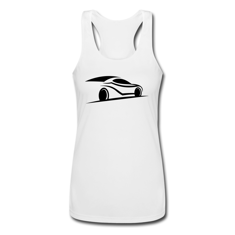 Women’s Performance Racerback Tank Top - white