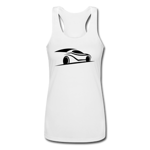 Women’s Performance Racerback Tank Top - white