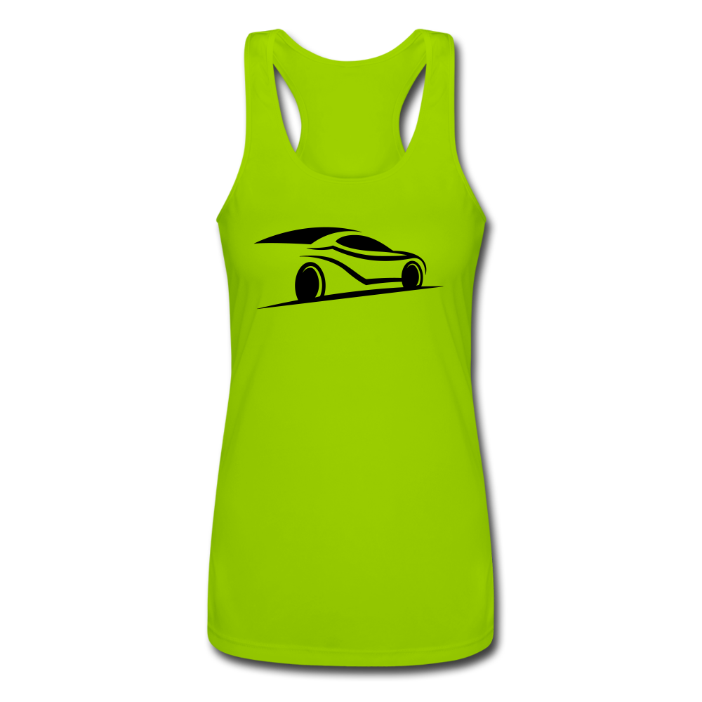 Women’s Performance Racerback Tank Top - lime