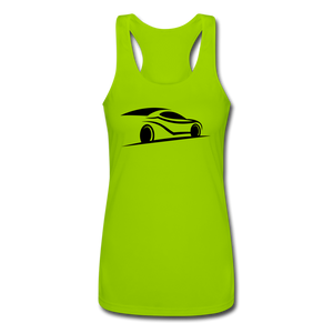 Women’s Performance Racerback Tank Top - lime