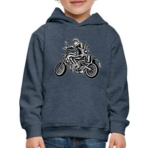 Kids‘ Premium Hoodie - heather denim