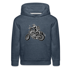 Kids‘ Premium Hoodie - heather denim