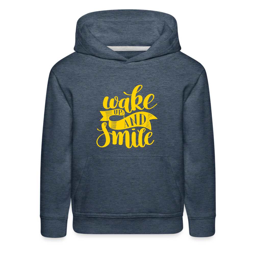 Kids‘ Premium Hoodie - heather denim