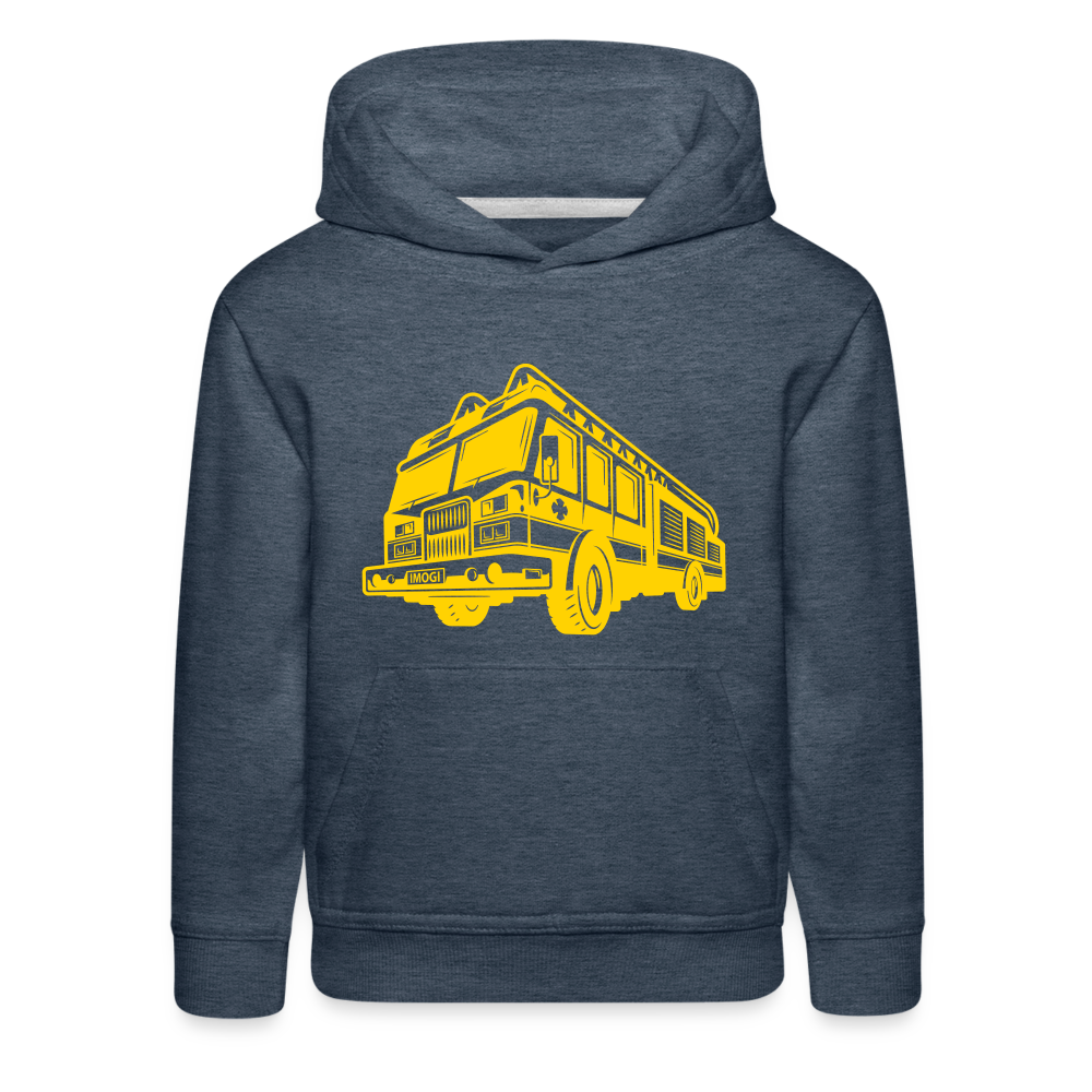 Kids‘ Premium Hoodie - heather denim