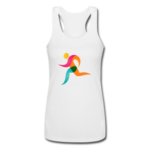 Women’s Performance Racerback Tank Top - white