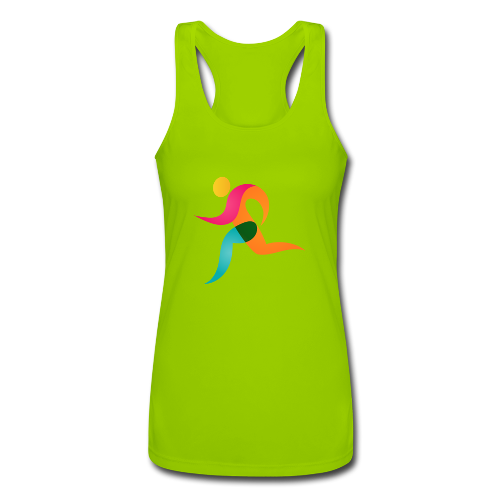 Women’s Performance Racerback Tank Top - lime