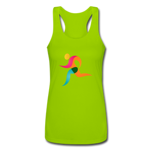 Women’s Performance Racerback Tank Top - lime