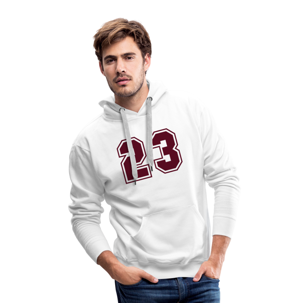 Premuim DIGIT Hoodie - white
