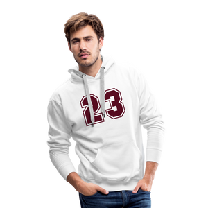 Premuim DIGIT Hoodie - white