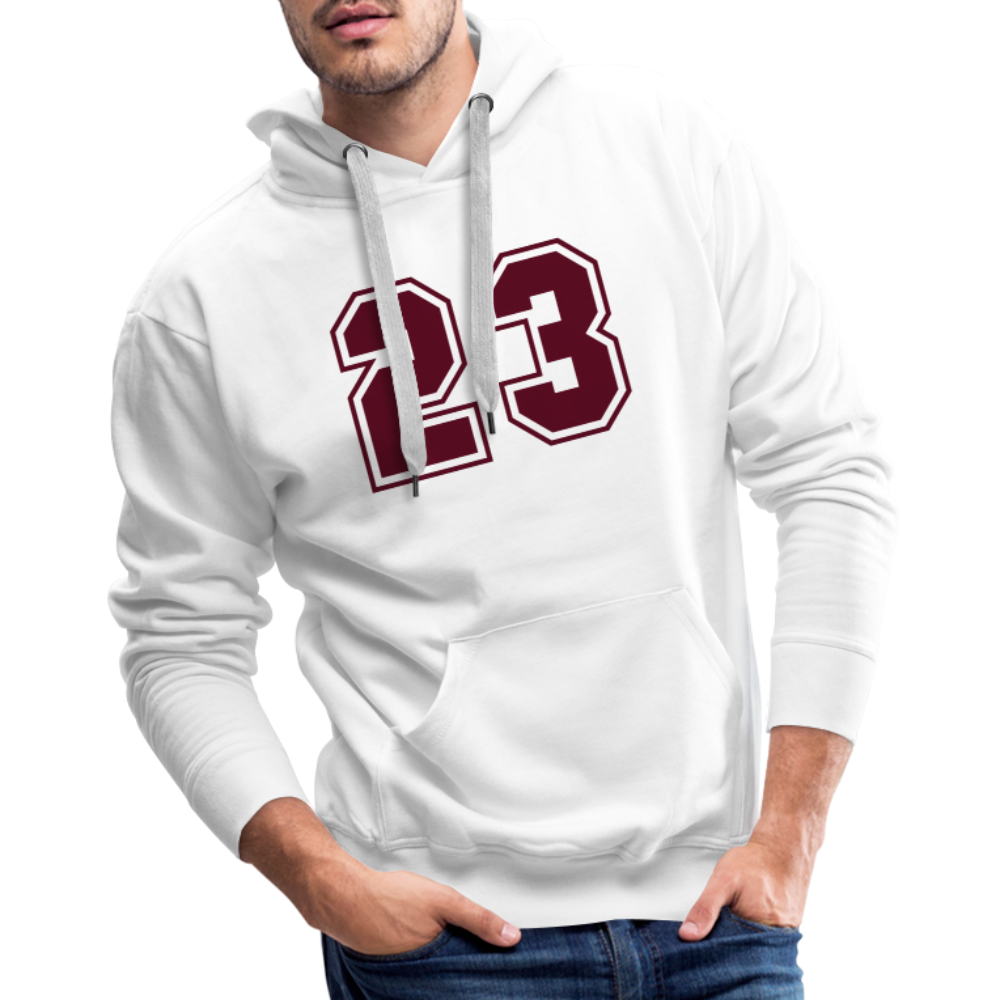 Premuim DIGIT Hoodie - white