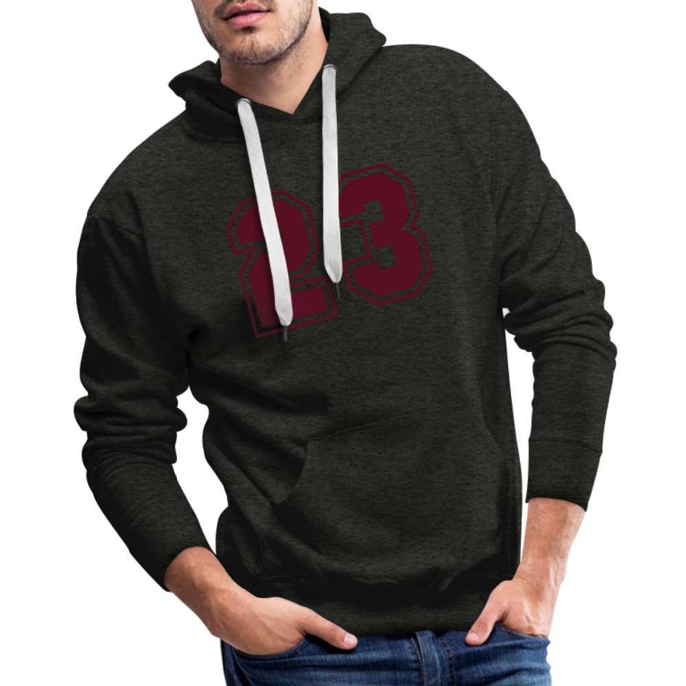 Premuim DIGIT Hoodie - charcoal grey