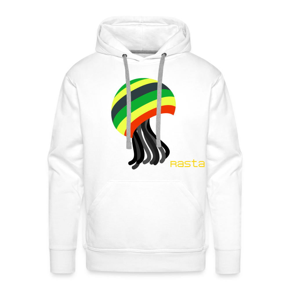Rasta Premium Hoodie - white
