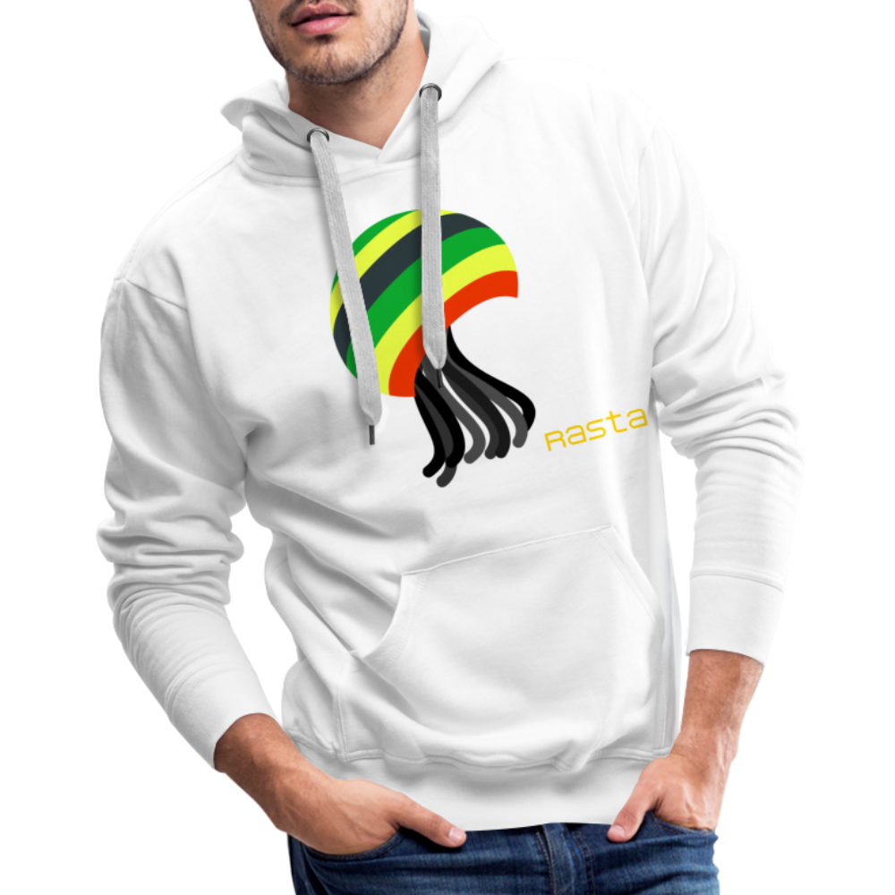 Rasta Premium Hoodie - white