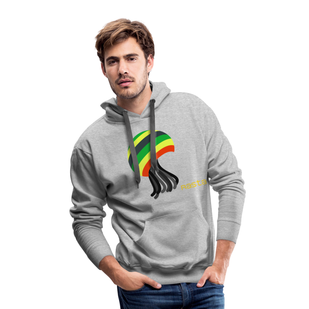 Rasta Premium Hoodie - heather grey