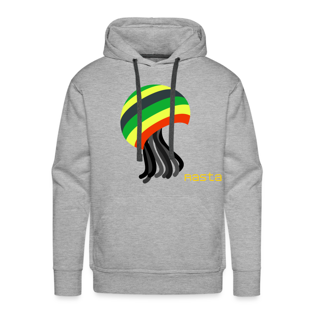 Rasta Premium Hoodie - heather grey