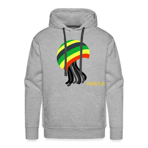 Rasta Premium Hoodie - heather grey