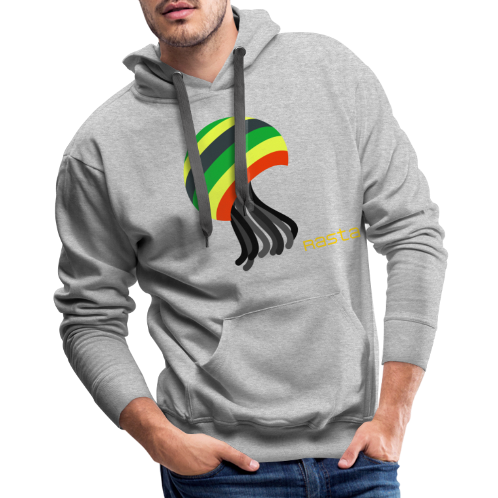 Rasta Premium Hoodie - heather grey
