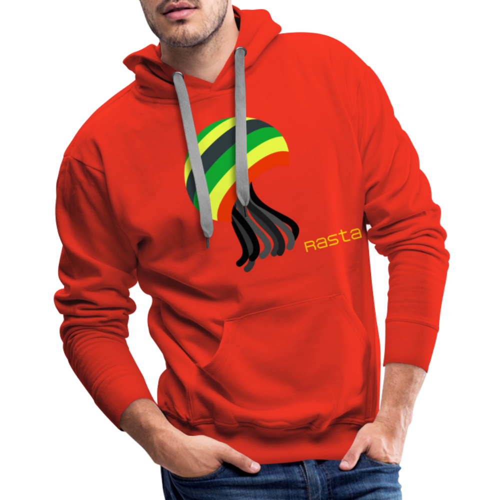 Rasta Premium Hoodie - red