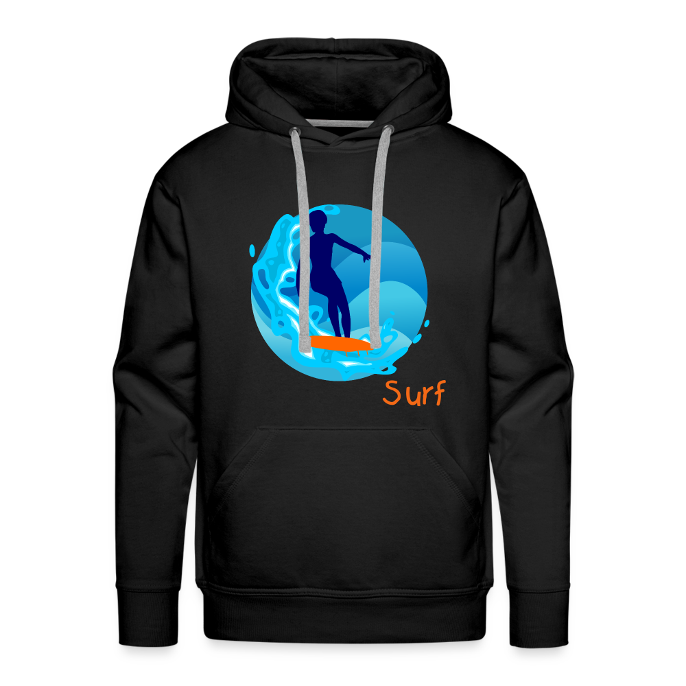 SurF Men’s Premium Hoodie - black