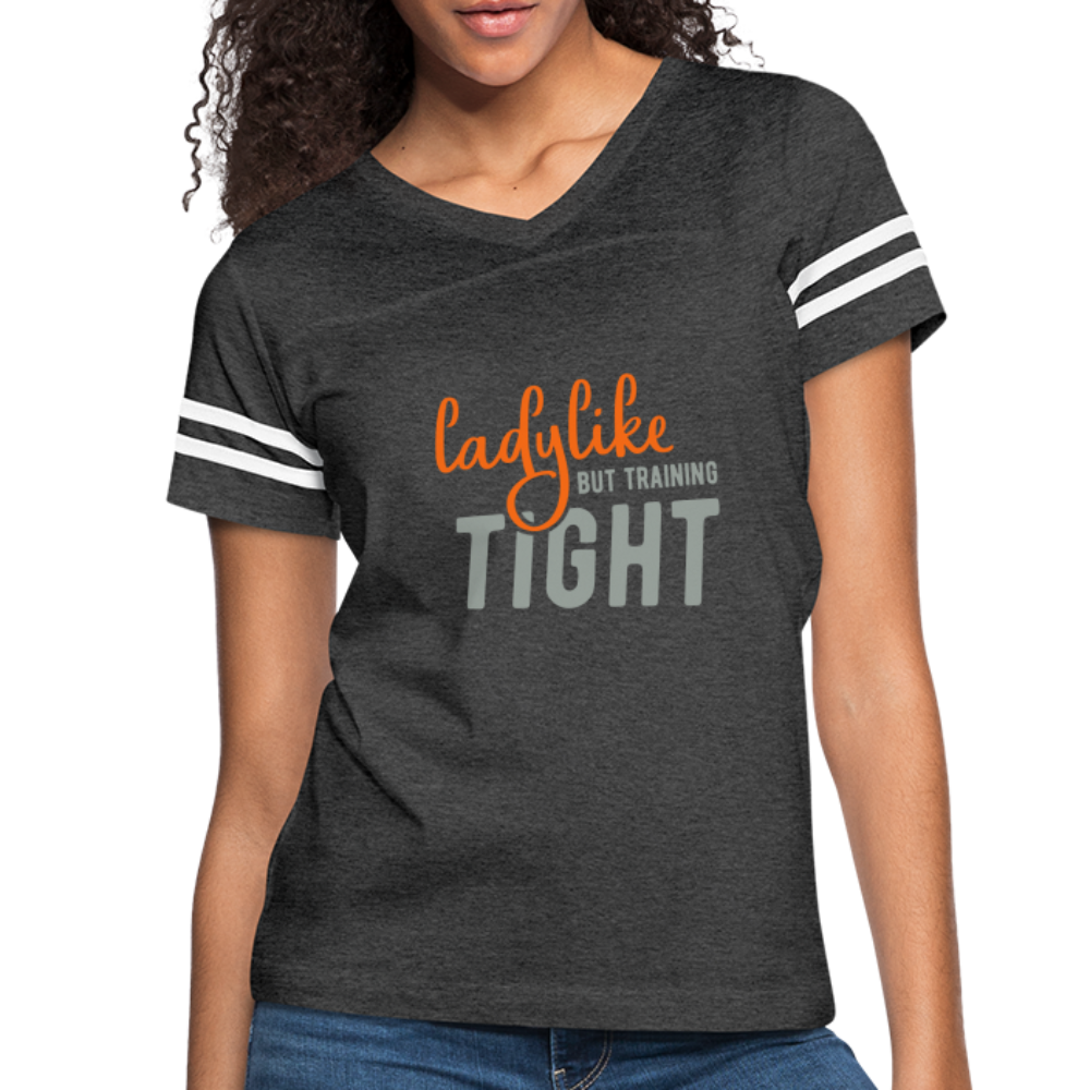 Women’s Vintage Sport T-Shirt - vintage smoke/white