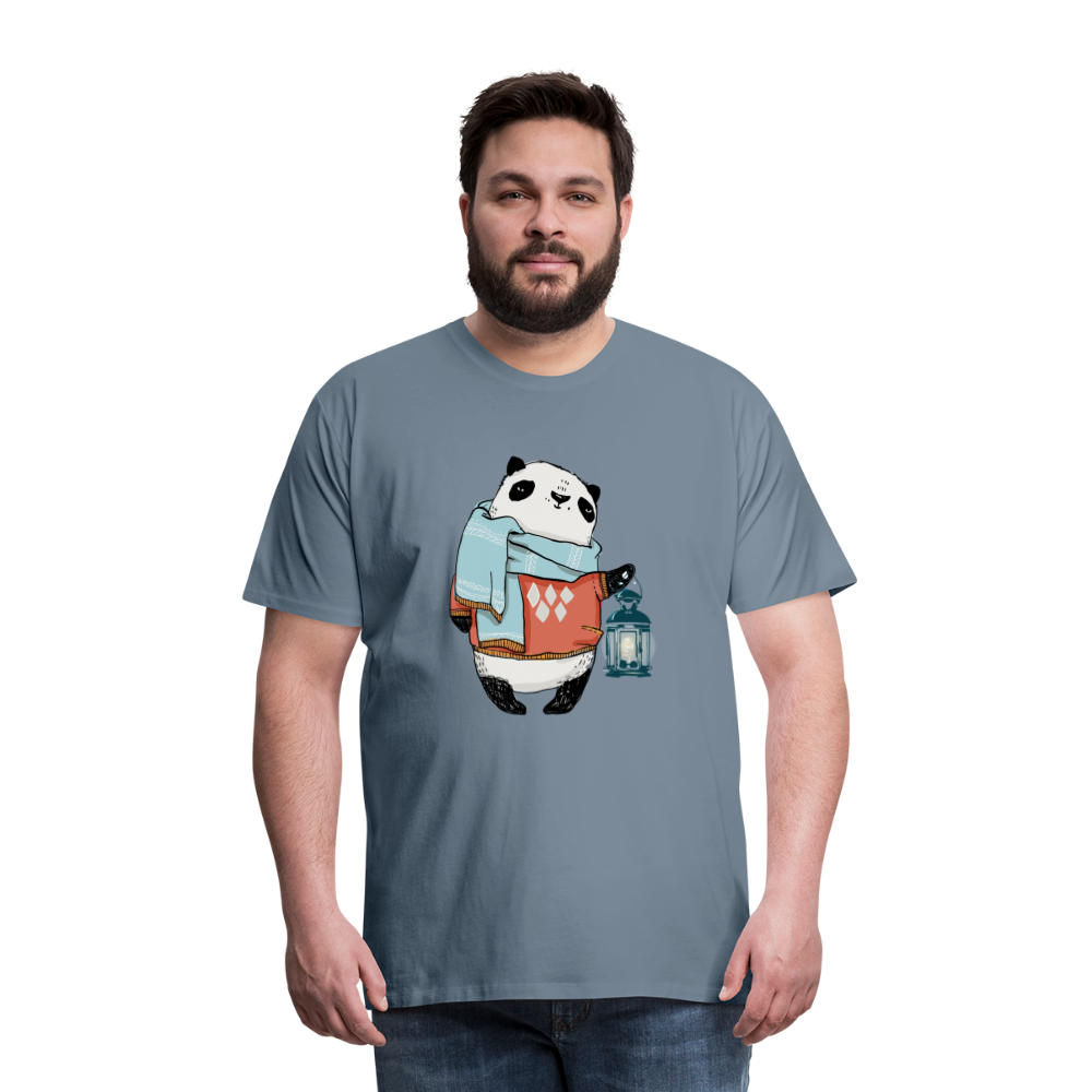 Men's Premium T-Shirt - steel blue