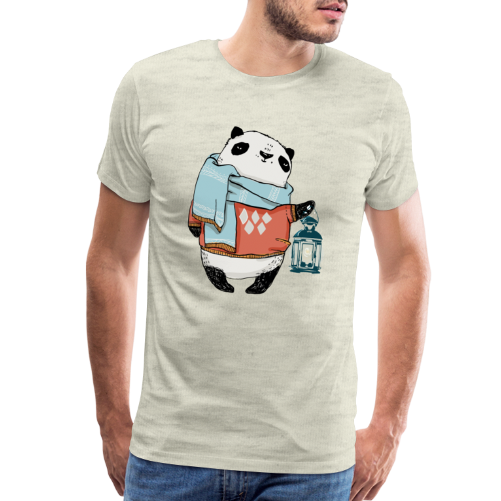 Men's Premium T-Shirt - heather oatmeal