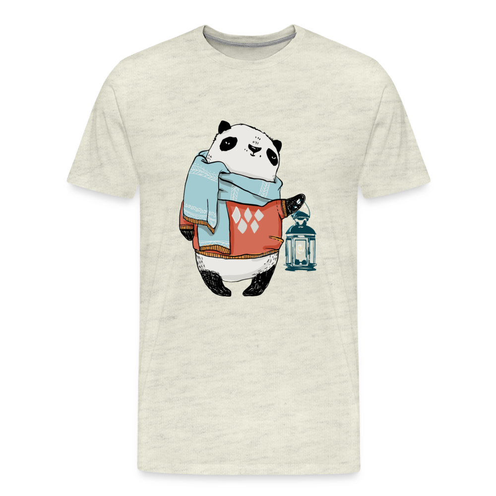 Men's Premium T-Shirt - heather oatmeal
