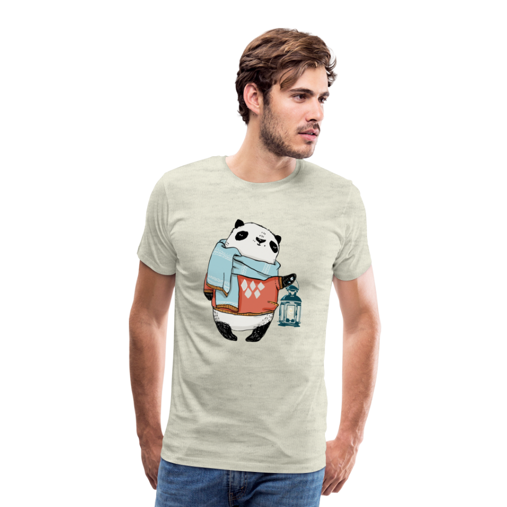 Men's Premium T-Shirt - heather oatmeal