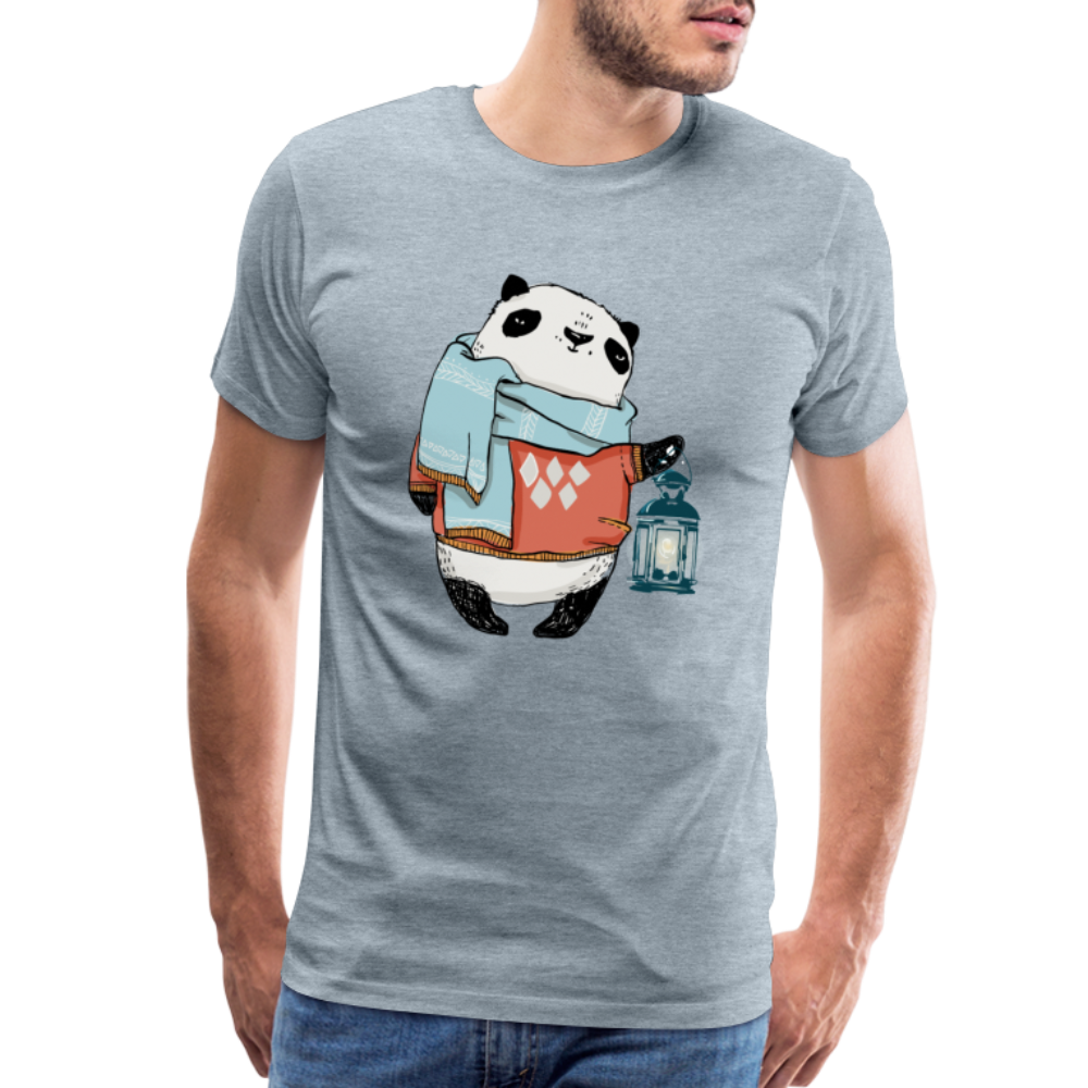 Men's Premium T-Shirt - heather ice blue