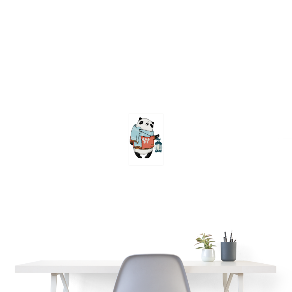 Poster 8x12 - white