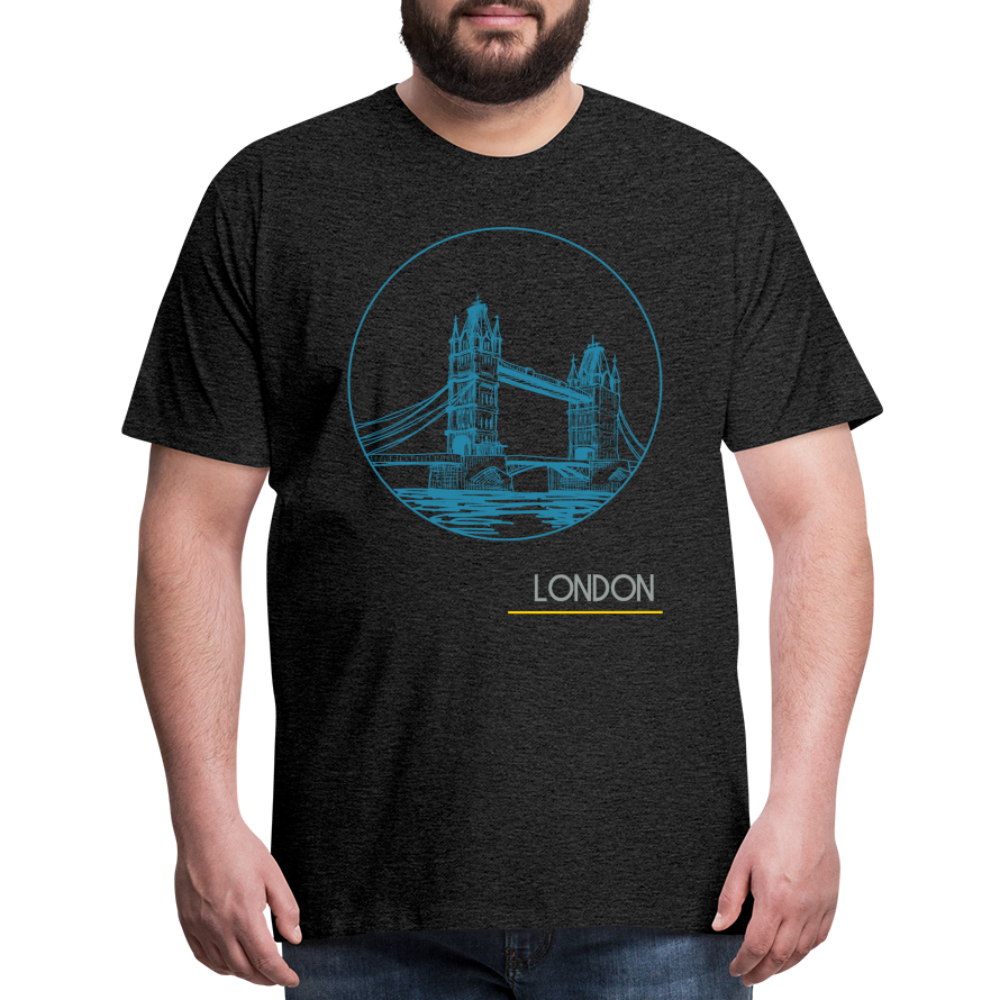 Premium London T-Shirt - charcoal grey