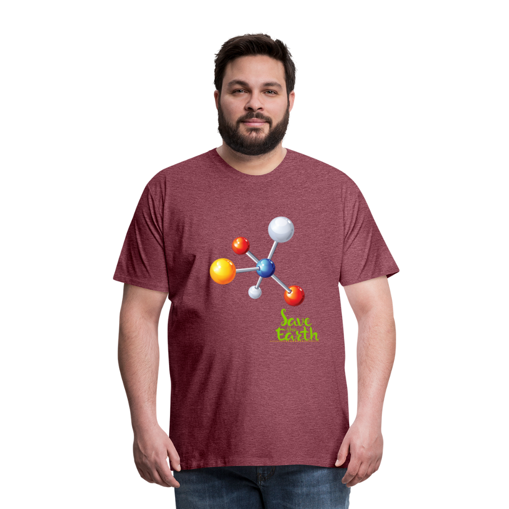 Planet Premium T-Shirt - heather burgundy