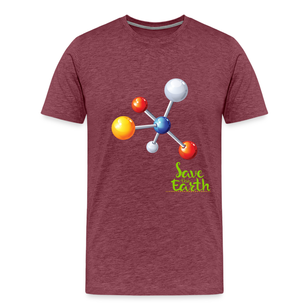 Planet Premium T-Shirt - heather burgundy