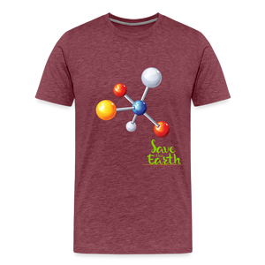 Planet Premium T-Shirt - heather burgundy