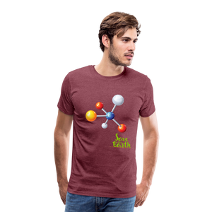 Planet Premium T-Shirt - heather burgundy