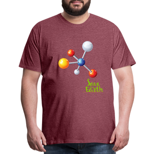 Planet Premium T-Shirt - heather burgundy