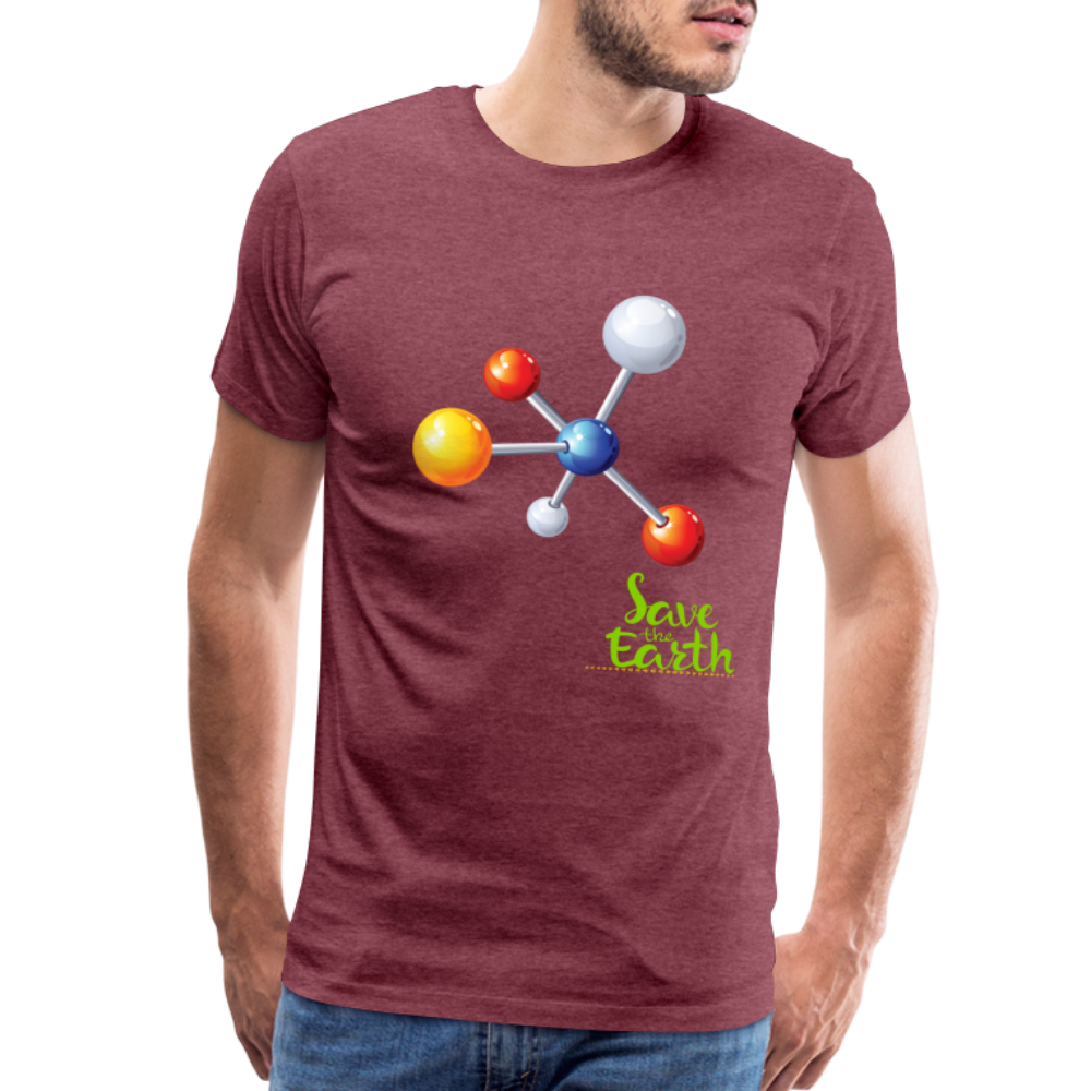 Planet Premium T-Shirt - heather burgundy