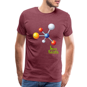 Planet Premium T-Shirt - heather burgundy