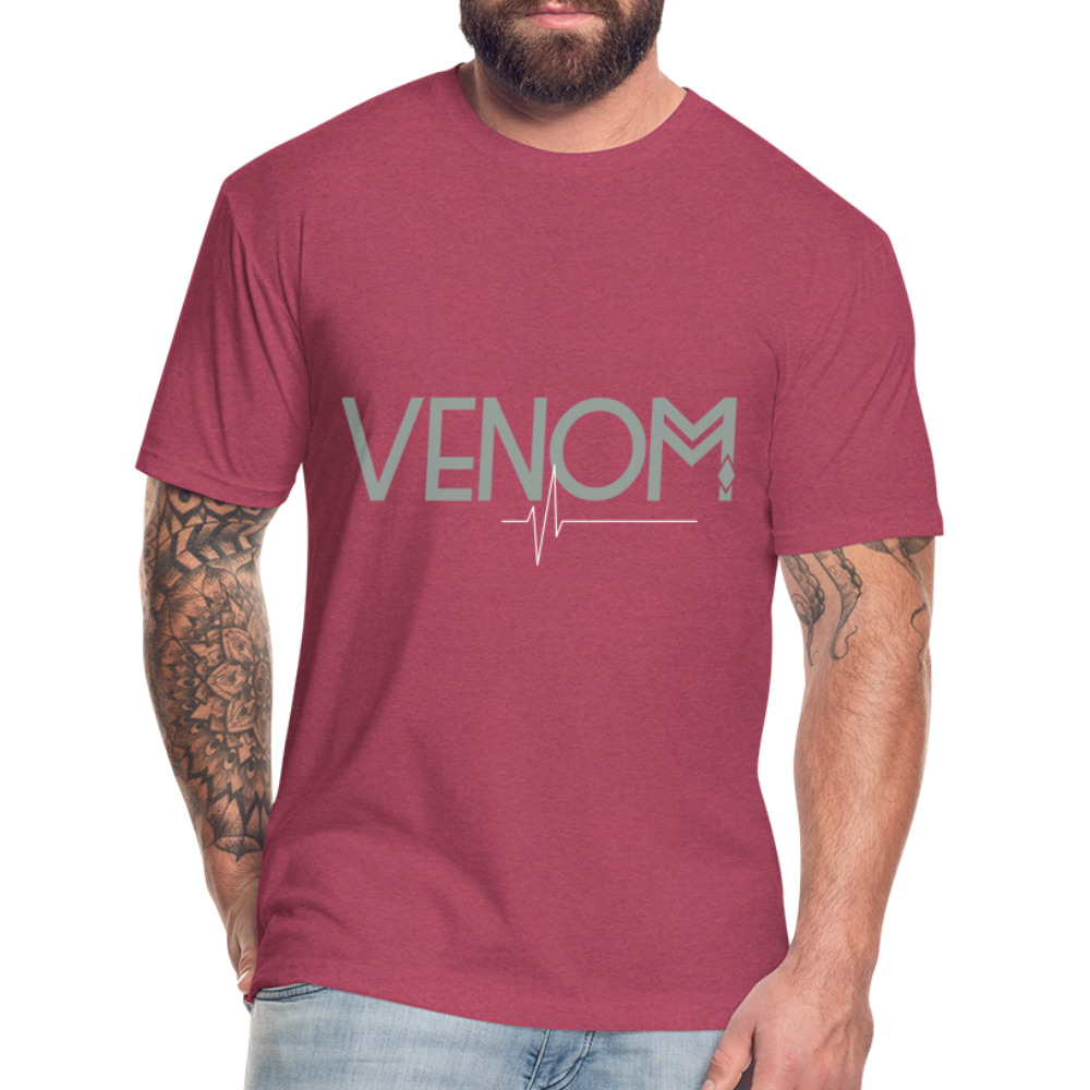 Venom Round neck T-shirt - heather burgundy