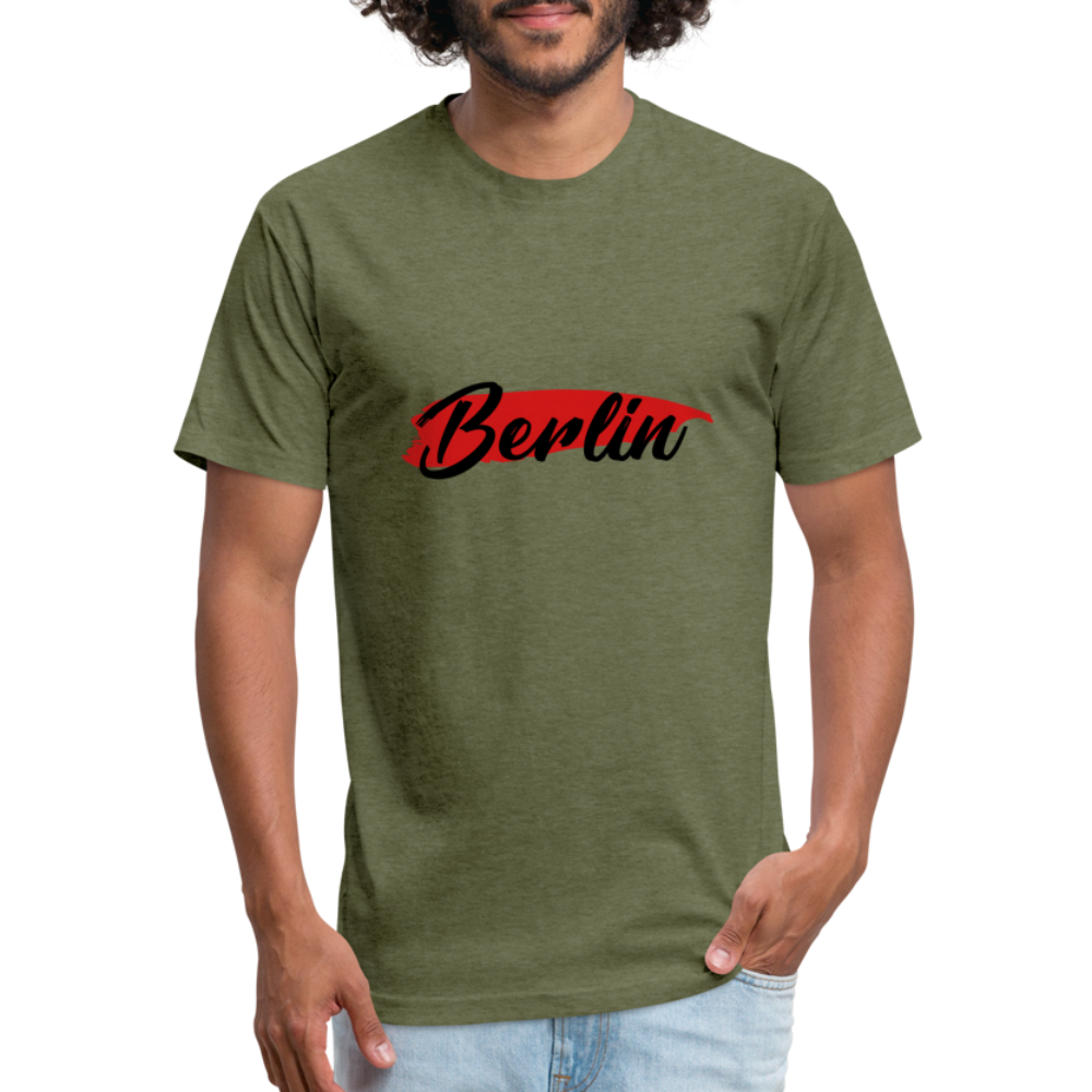 Next Level T-shirt - heather military green